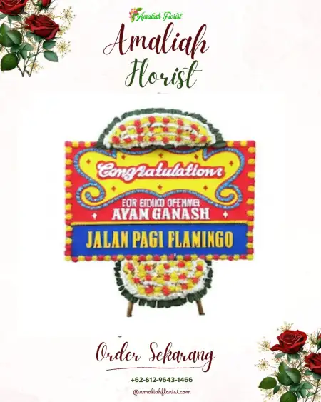 Sewa Papan Bunga Balaradin